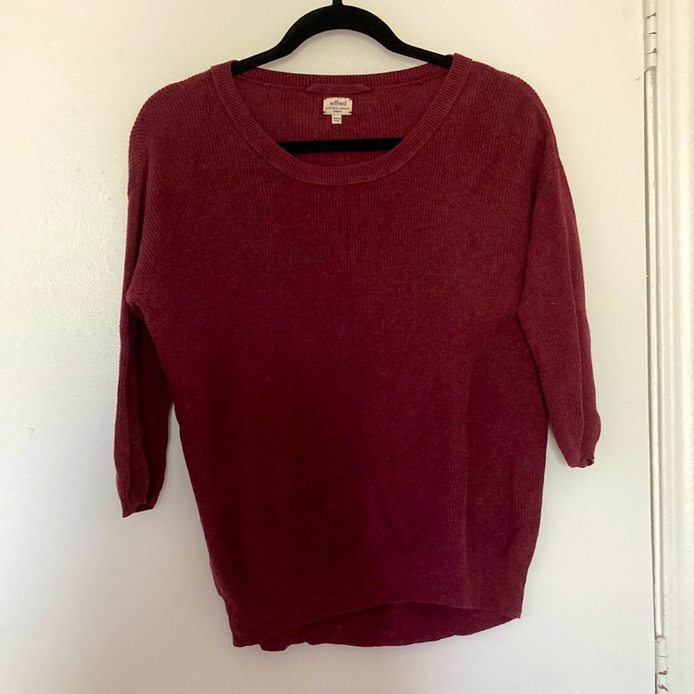 ‼️SALE‼️3/4 sleeve Silk blended sweater